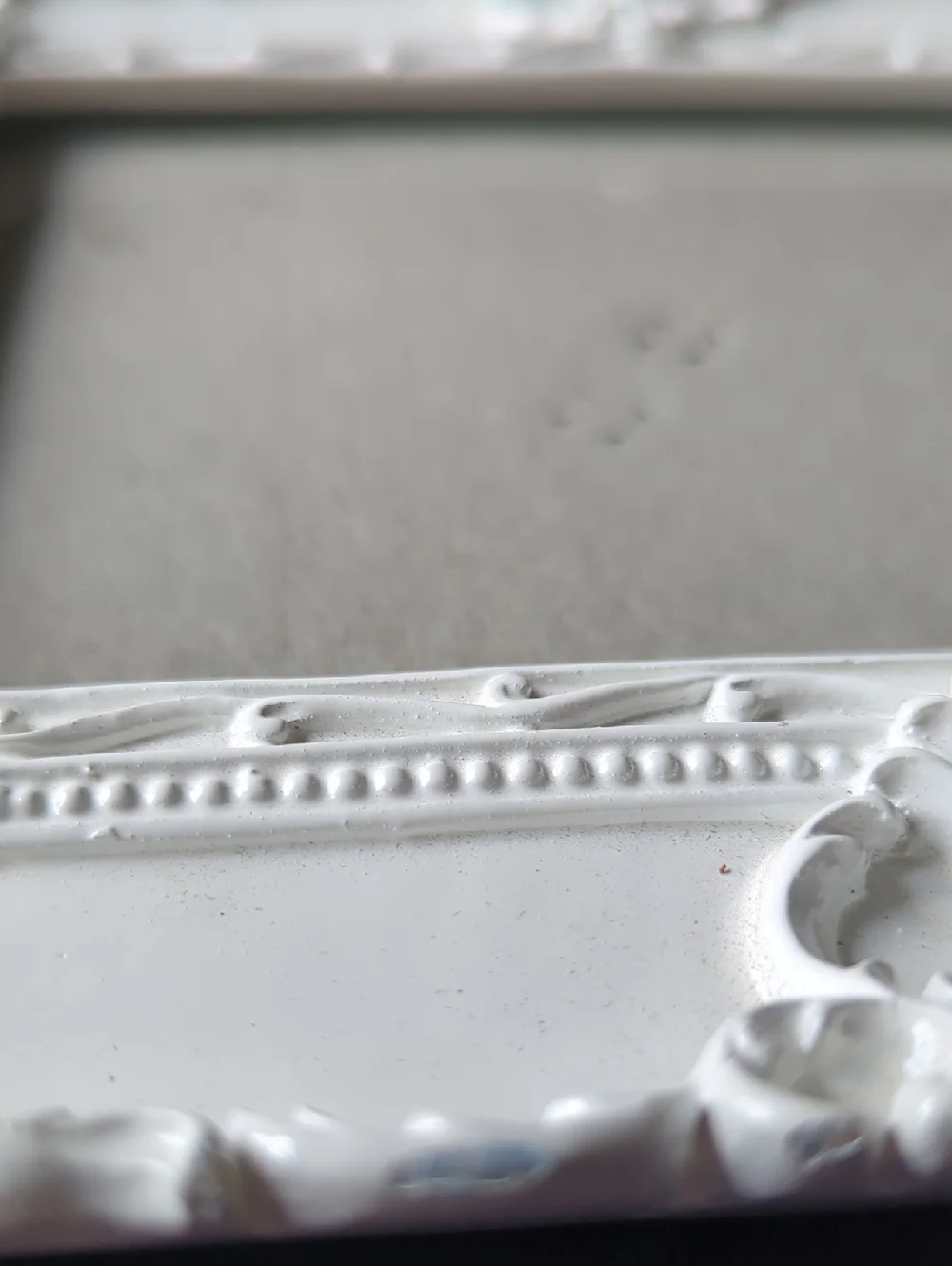 White Ornate Baroque Style Decorative 5 X 7 Photo Picture Frame Table Sitter